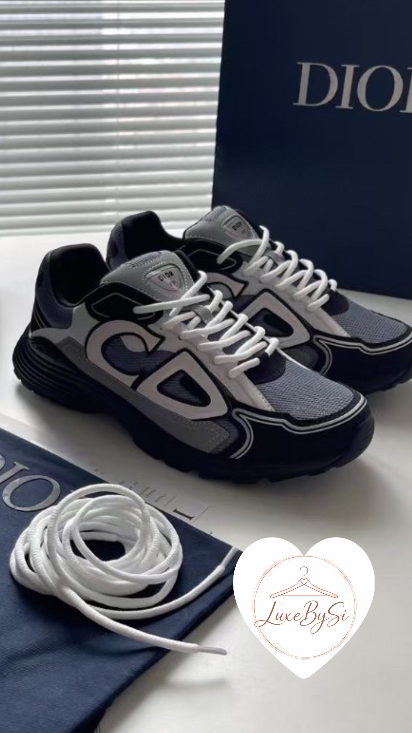 Men’s Black & Blue Trainers PRE ORDER