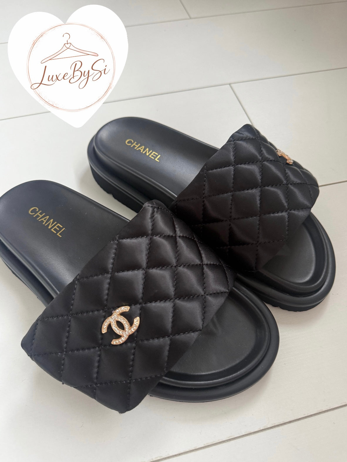 Black Cushioned Sliders PRE ORDER