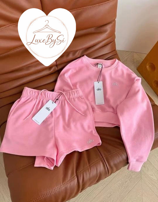 Pink Shorts and Jumper Set PRE ORDER