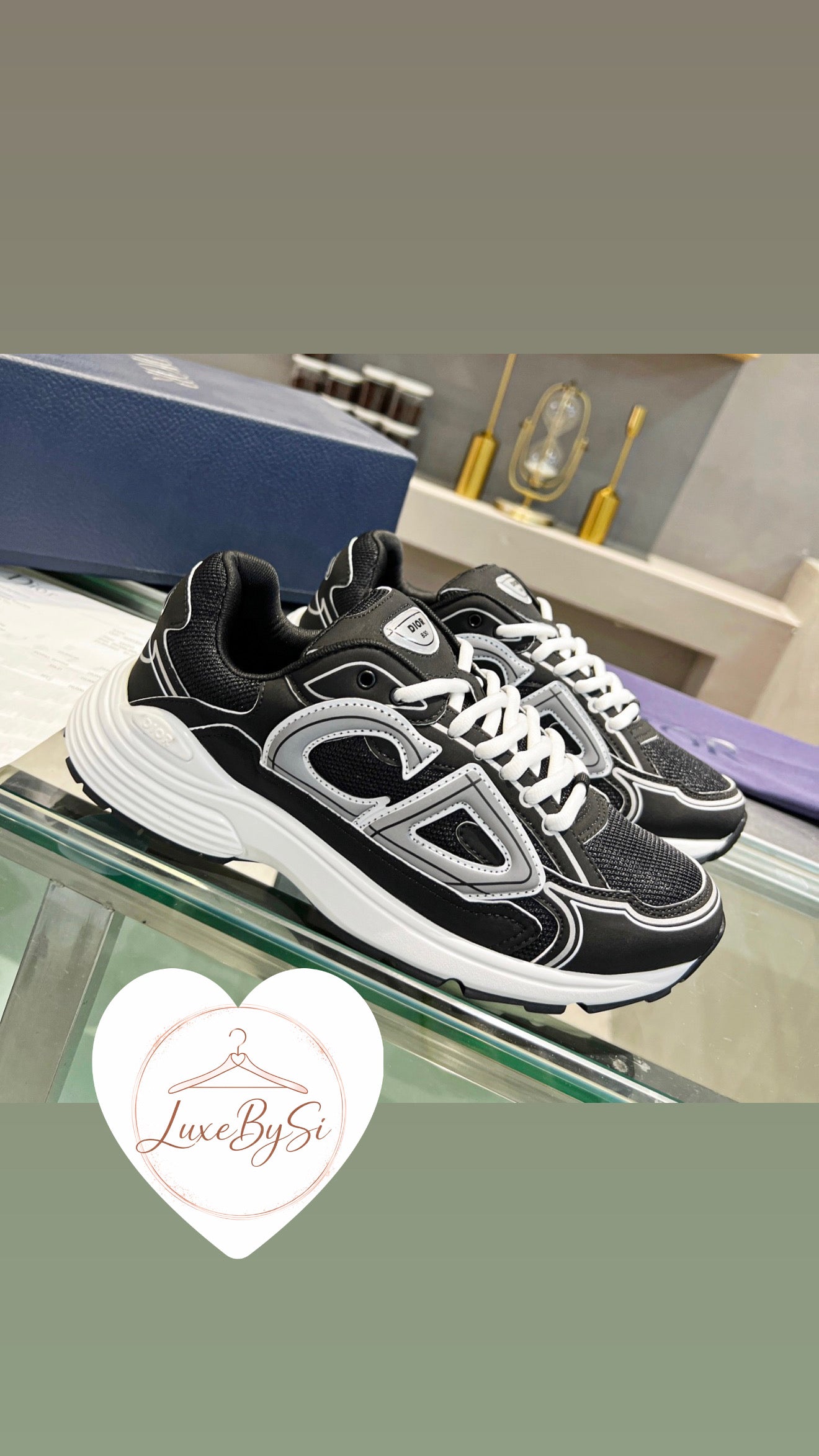 Men’s Black & White Trainers PRE ORDER