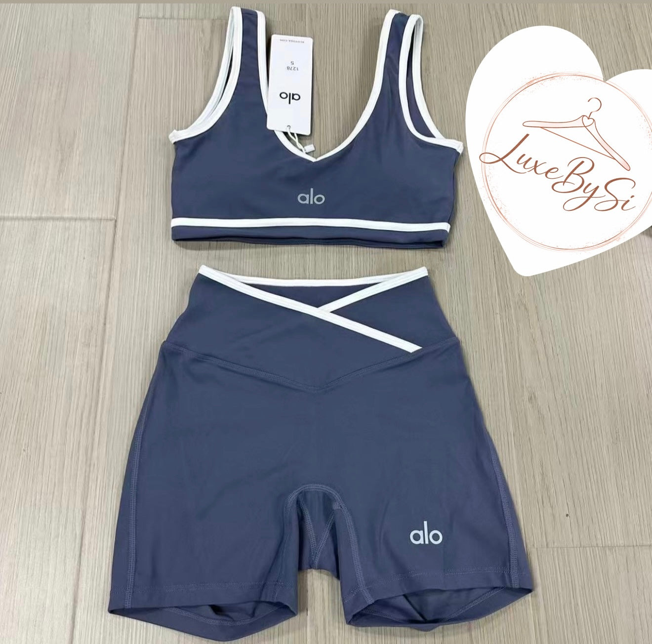 Navy Shorts Gym Set PRE ORDER