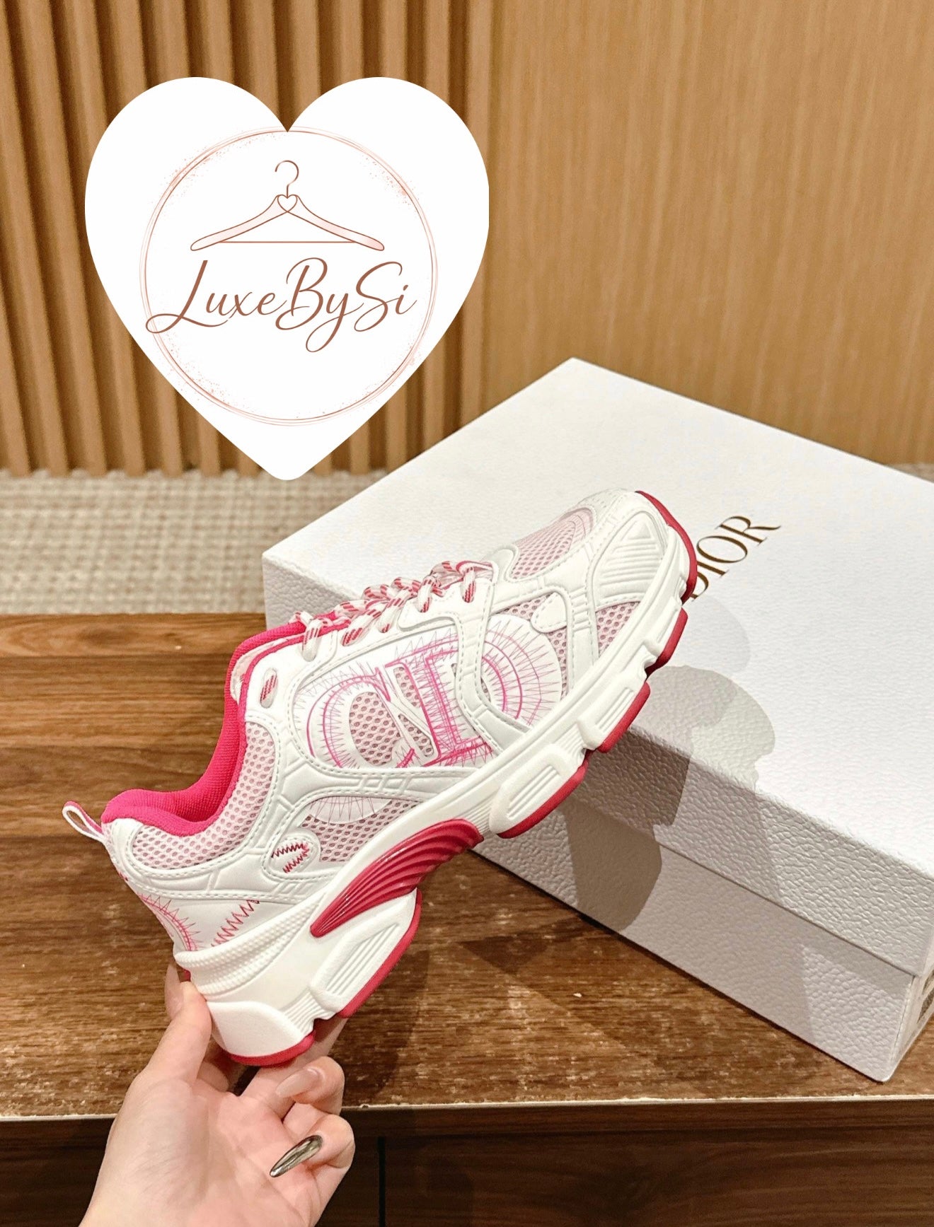 Neon Pink Star Trainers PRE ORDER