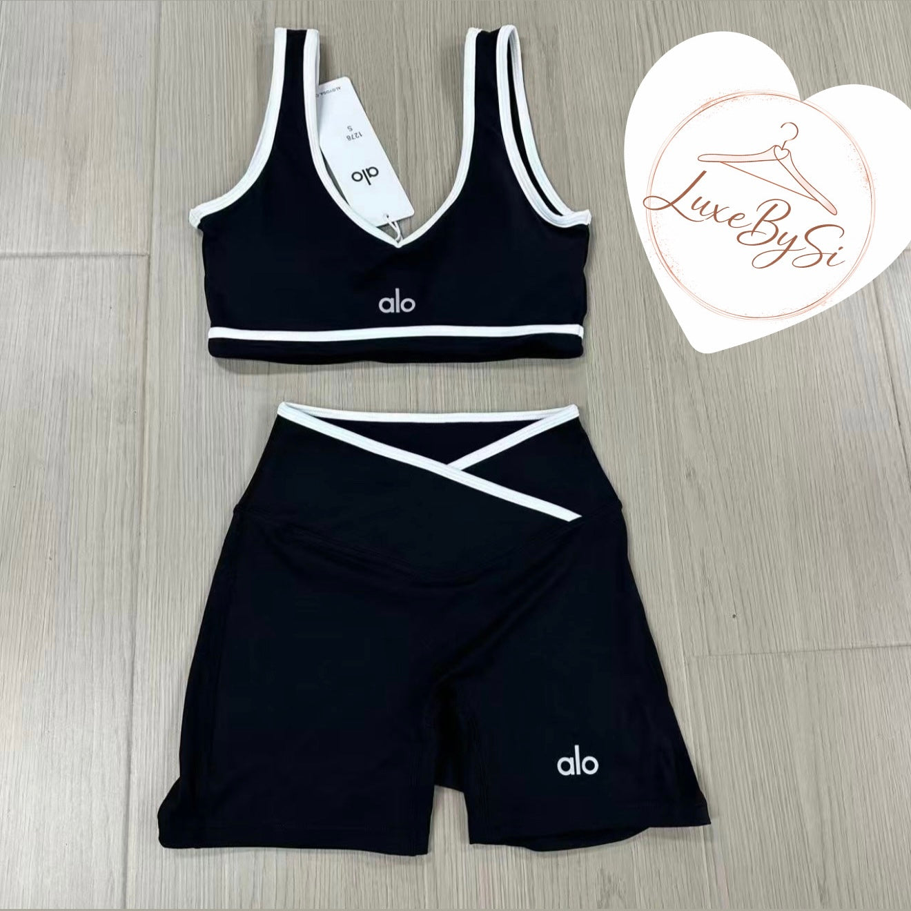 Black Shorts Gym Set PRE ORDER