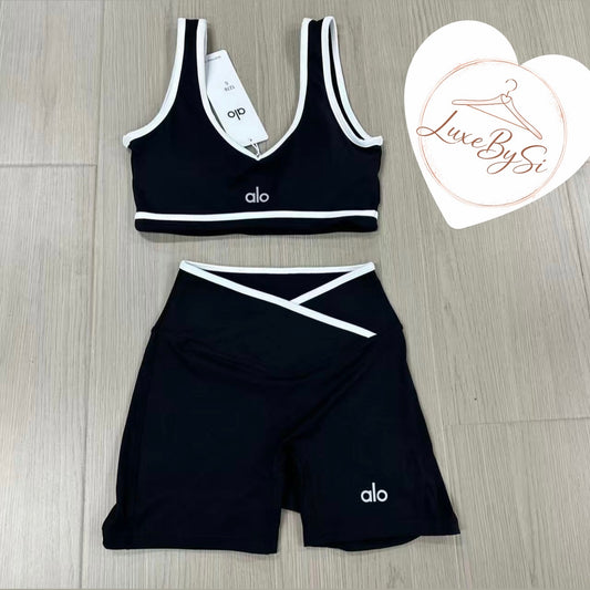 Black Shorts Gym Set PRE ORDER