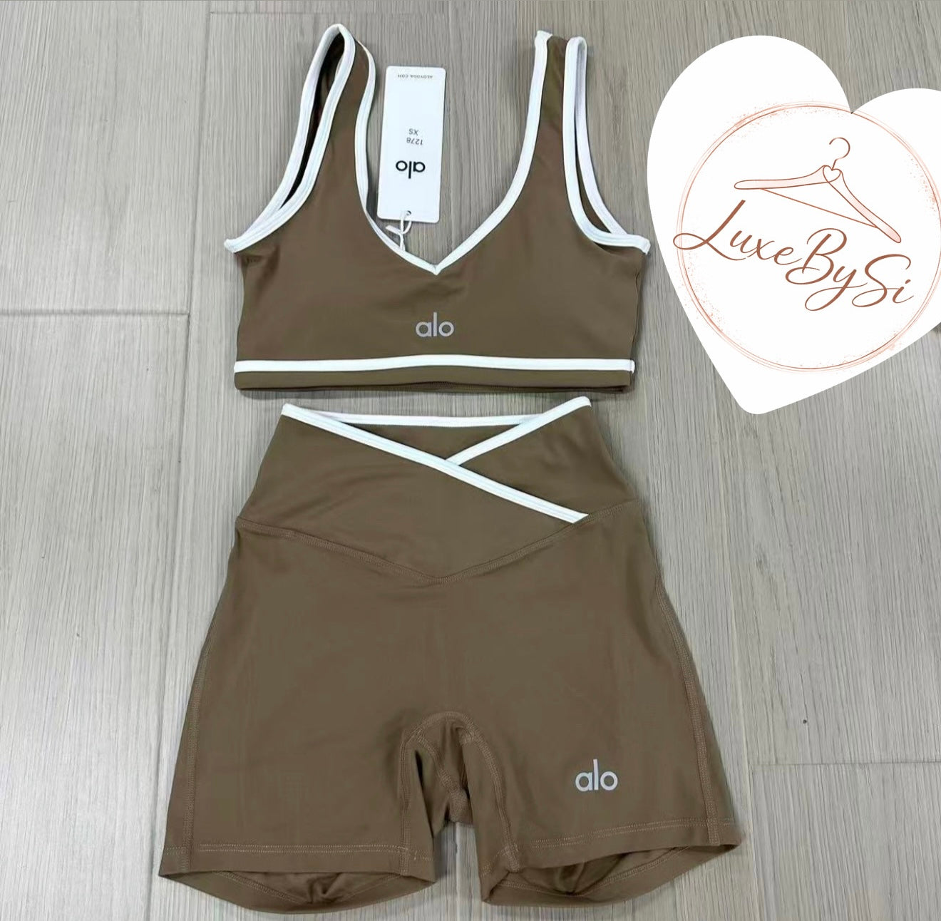Brown Shorts Gym Set PRE ORDER