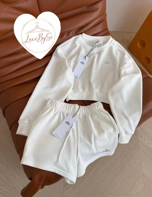 White Shorts and Jumper Set PRE ORDER