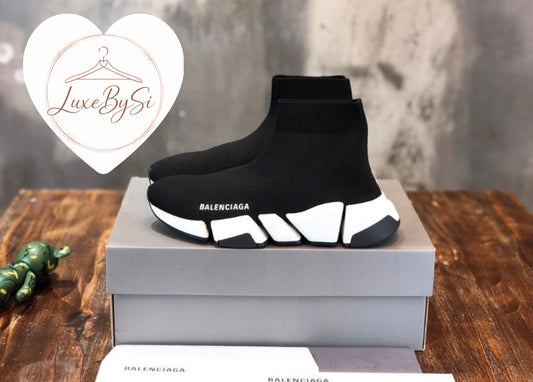 Black and White Sock Trainers PRE ORDER